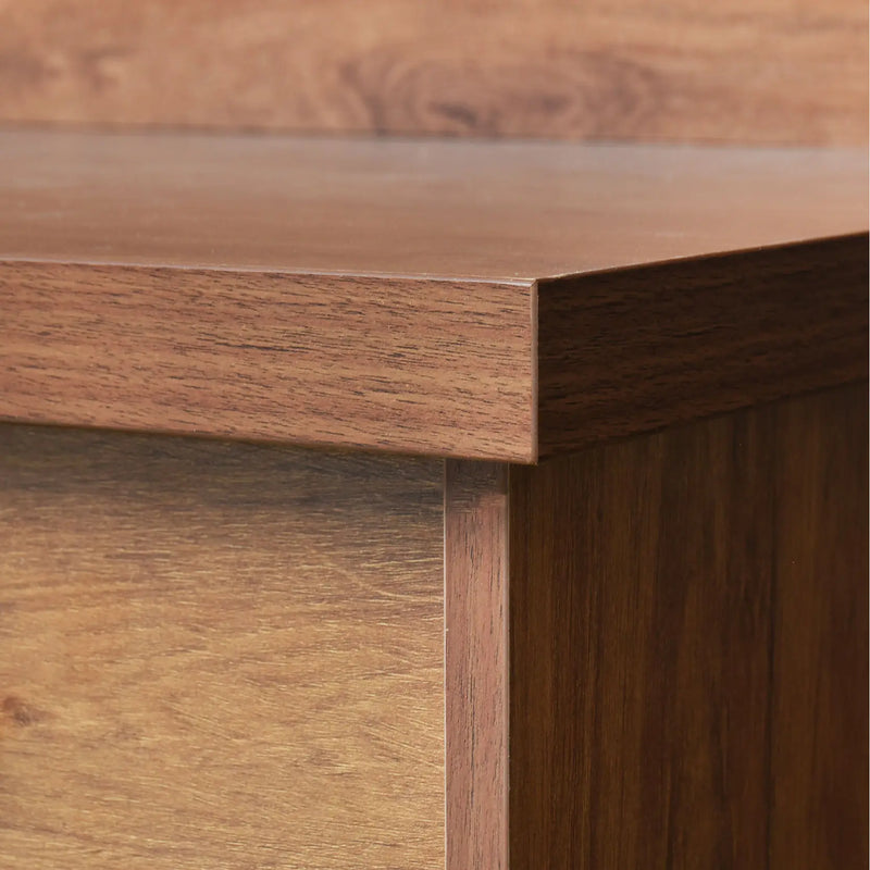 Close-up of a wooden surface with a visible grain pattern