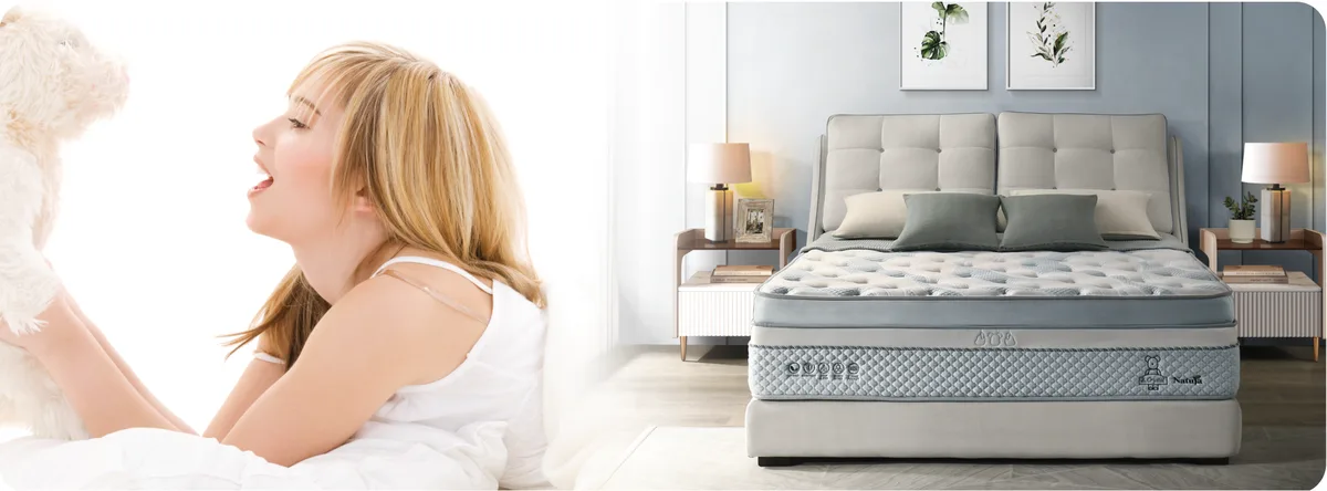 Natura B Series mattress Malaysia — SANITIZED antimicrobial bear sleep concept