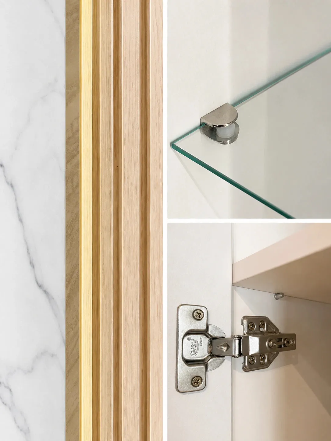 Zen S 走廊柜 — 双层背板、缓冲五金 — TD Furniture 马来西亚
