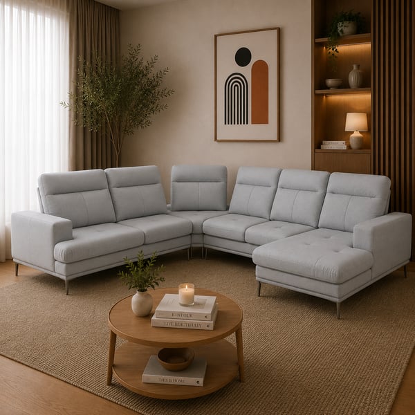 Modular fabric sofa from TD Furniture's Lazio Sofa collection.