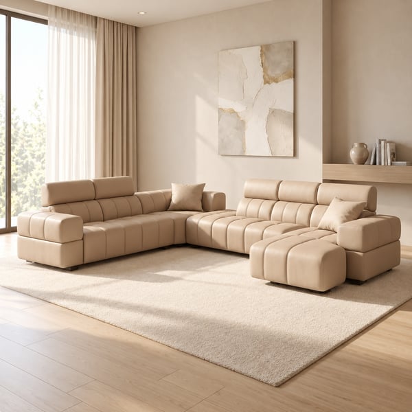 Modular fabric sofa from TD Furniture's Lazio Sofa collection.