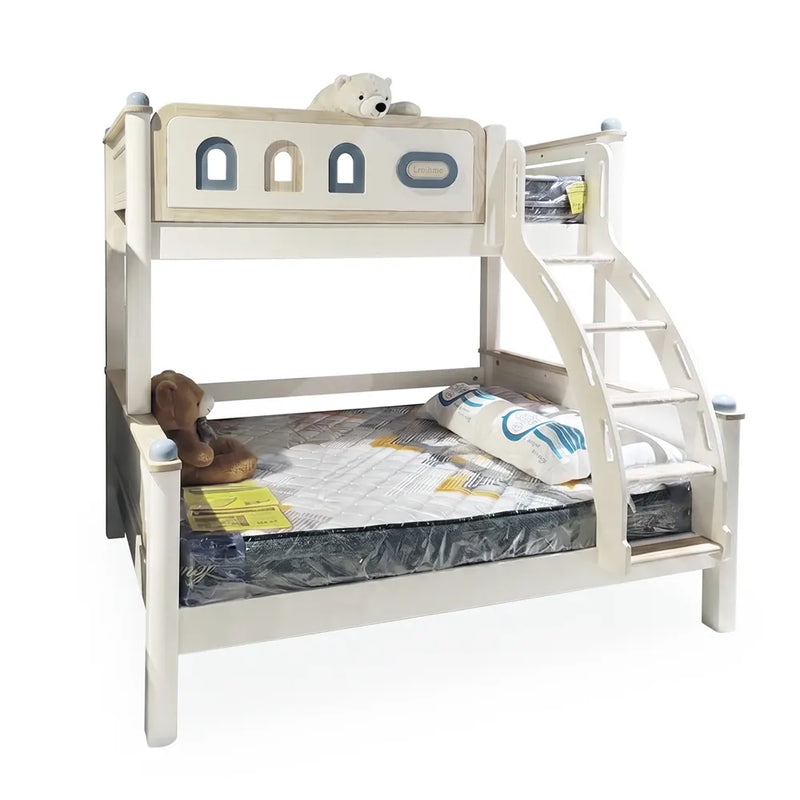 Willow Creek Arched Bunk Bed BD1722 blue colour kids double decker bed Malaysia