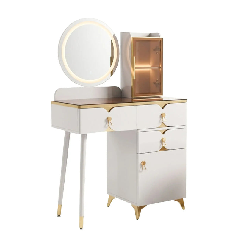 slim fit dress slacks Luxury Classic Modern Carving Solid Teak Wood Dressing Table – Healsway main image 1