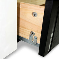 Close-up of a wooden and metal bracket on a white background