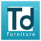 TD Furniture registered trademark logo, featuring a dark blue 'Td' initial in a white square, inside a larger turquoise gradient square.